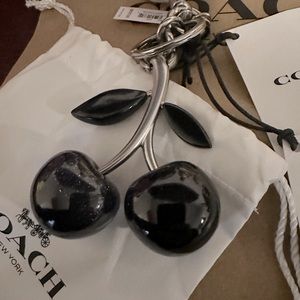 Coach Cherry Keychain/Bag Charm